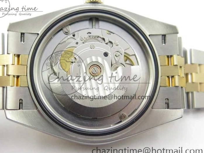 AAA Replica Watches SS Dial Wrapped WWF SS YG 41 Crystals DateJust 3128 on A YG Bracelet SoftTouch Edition Jubilee Best Wrapped Makers 126333 Black 0117